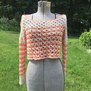Free People Cropped Sweater